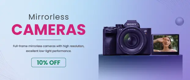 Mirrorless camera banner mob